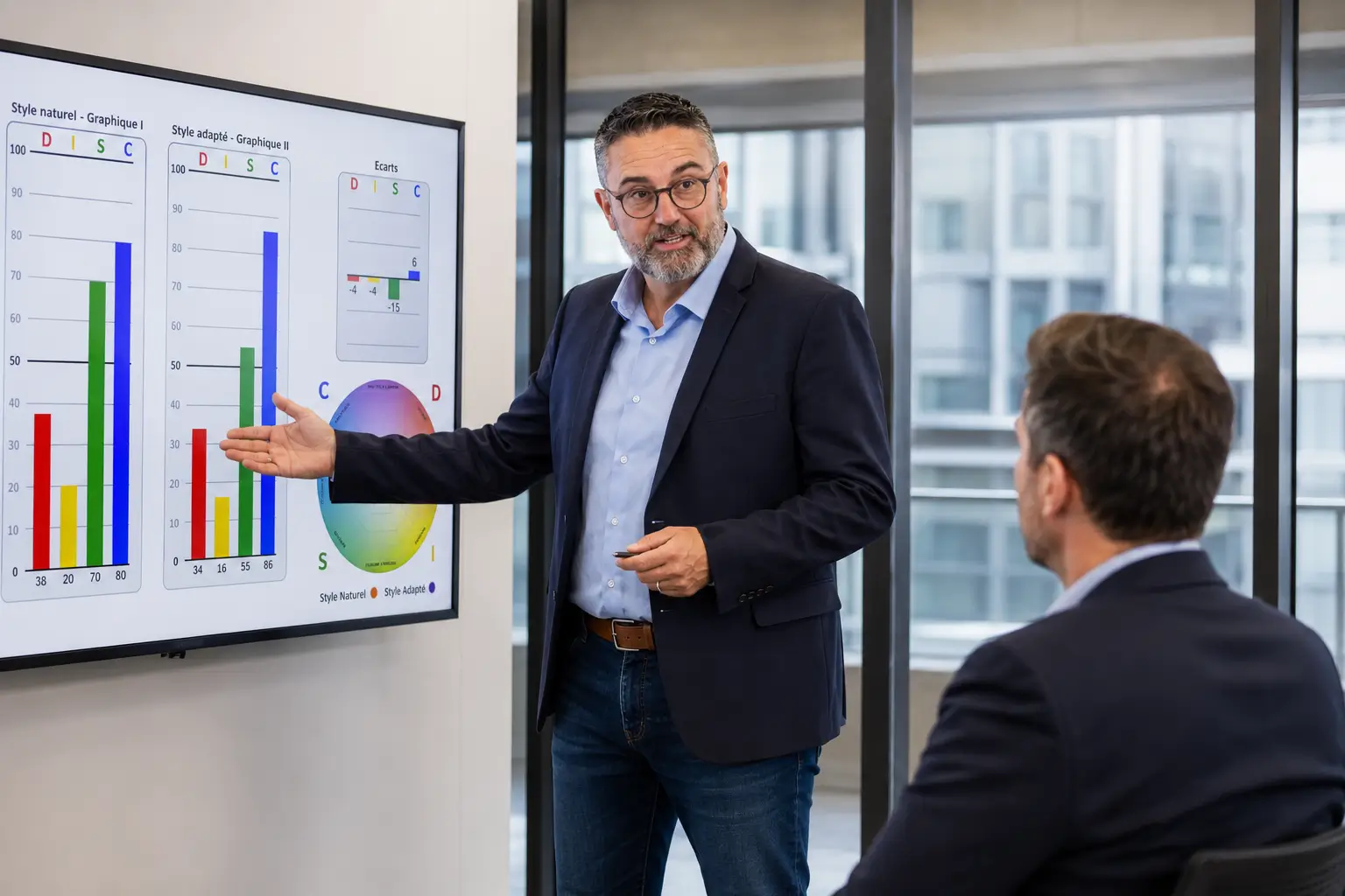 Jean-Marc Delmotte, consultant commercial pour dirigeants TPE PME en région toulousaine, en visio dans le cadre d'un module VENTACTIV